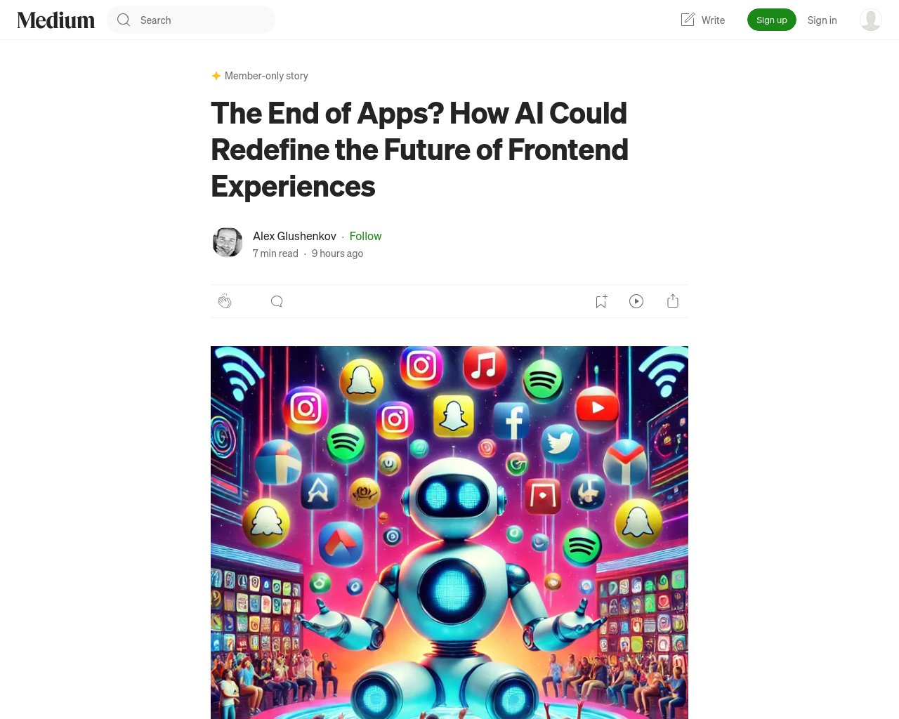 managetech_inc's tweet card. 技術記事要約 人工知能（AI）の台頭により、多くの産業が革新され、技術の開発と体験が変革されている。 AIがフ