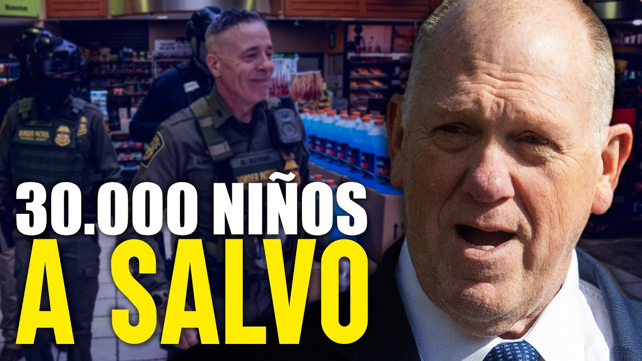 orvex's tweet card. 30.000 niños desaparecidos, localizados y a salvo: Tom Homan