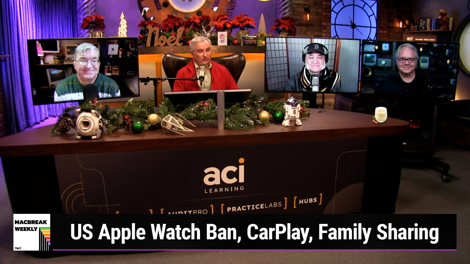 TWiT's tweet card. iOS 17.2.1 has been released, fixing some bugs. Apple will be halting the sale of its Series 9 & Ultra 2 watches in the US starting on December 21st. And Apple is looking to