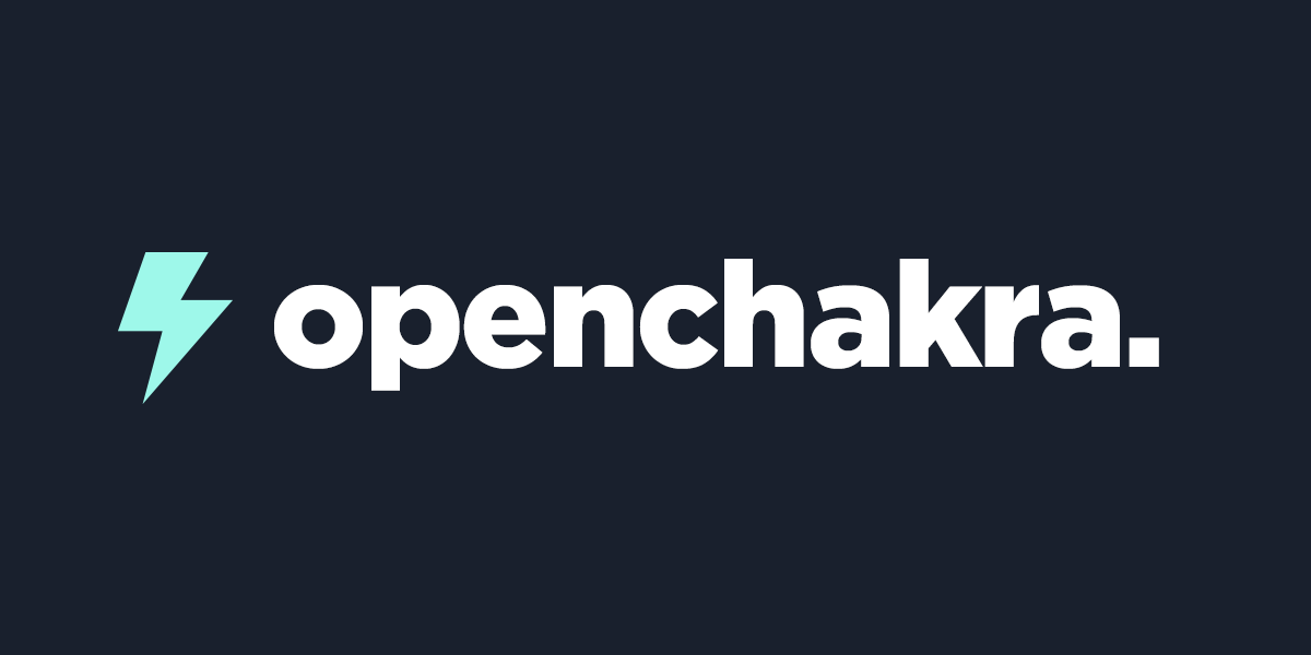 MichalVarys's tweet card. OpenChakra is a visual editor for React based on Chakra UI