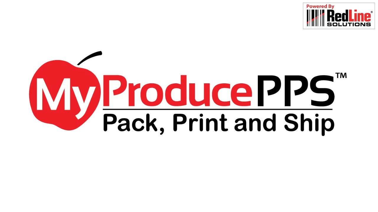 RedLineProduce's tweet card. MyProduce Print Pack and Ship