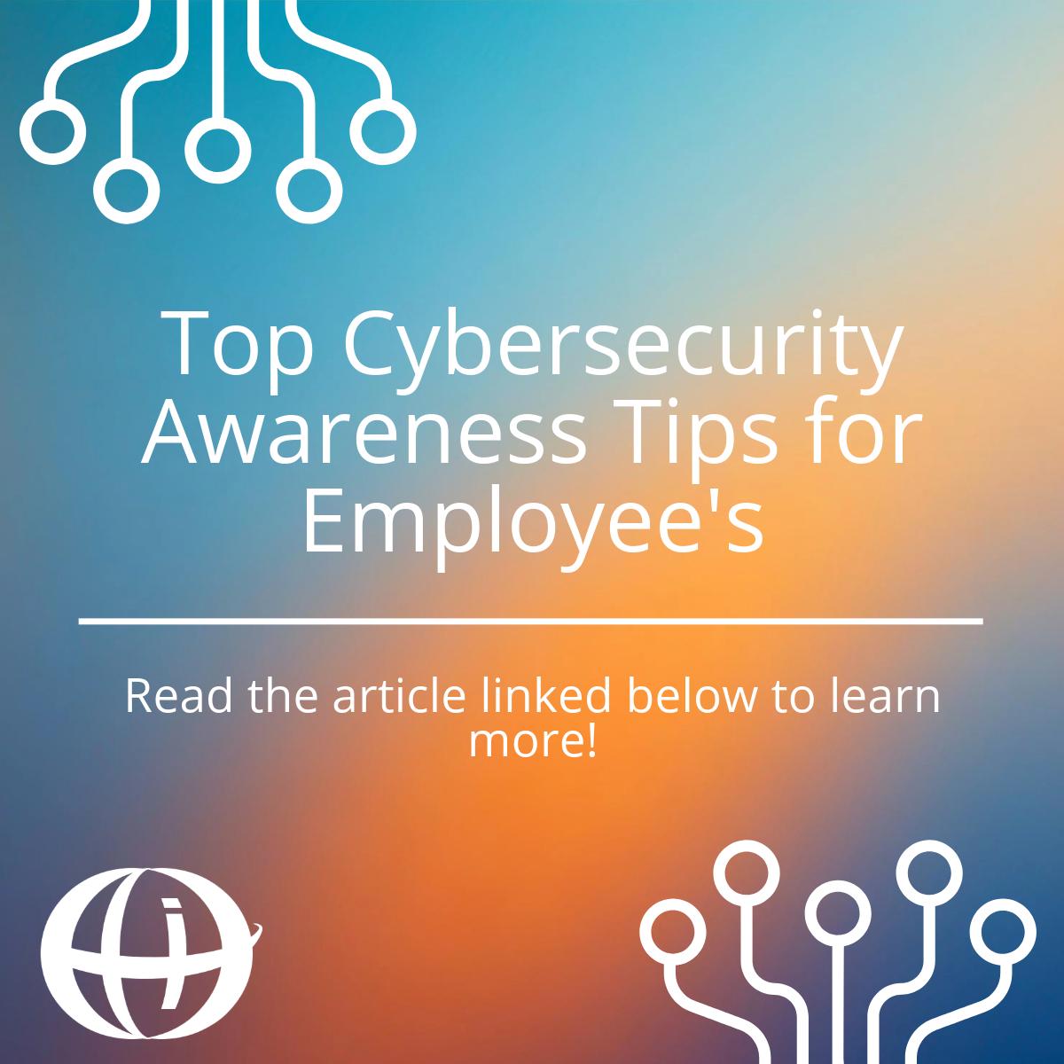 eDOCInnovations's tweet card. Click here to read 10 cybersecurity tips that employees should know and practice.