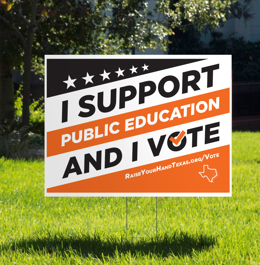 RYHTexas's tweet card. There is no better way for Texans to show their support for democracy than by voting for candidates who support public schools. Vote!