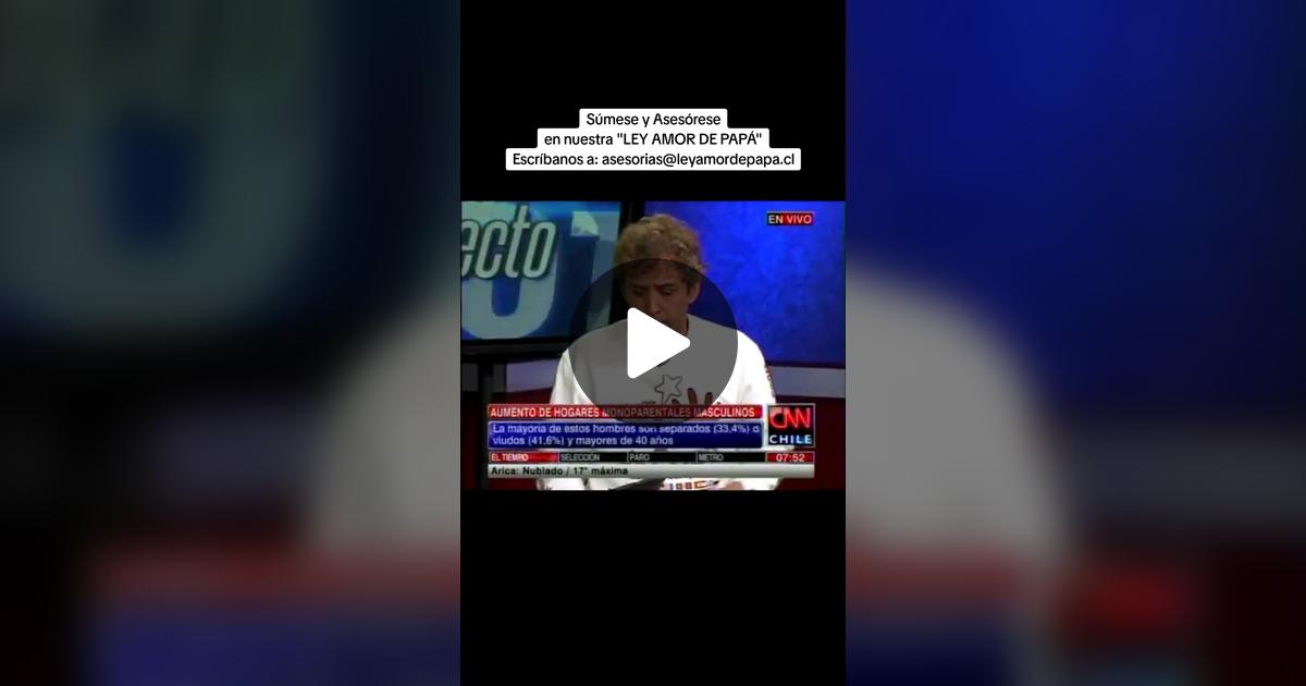 DefensorNinoCL's tweet card. Check out LeyAmorDePapá’s video.