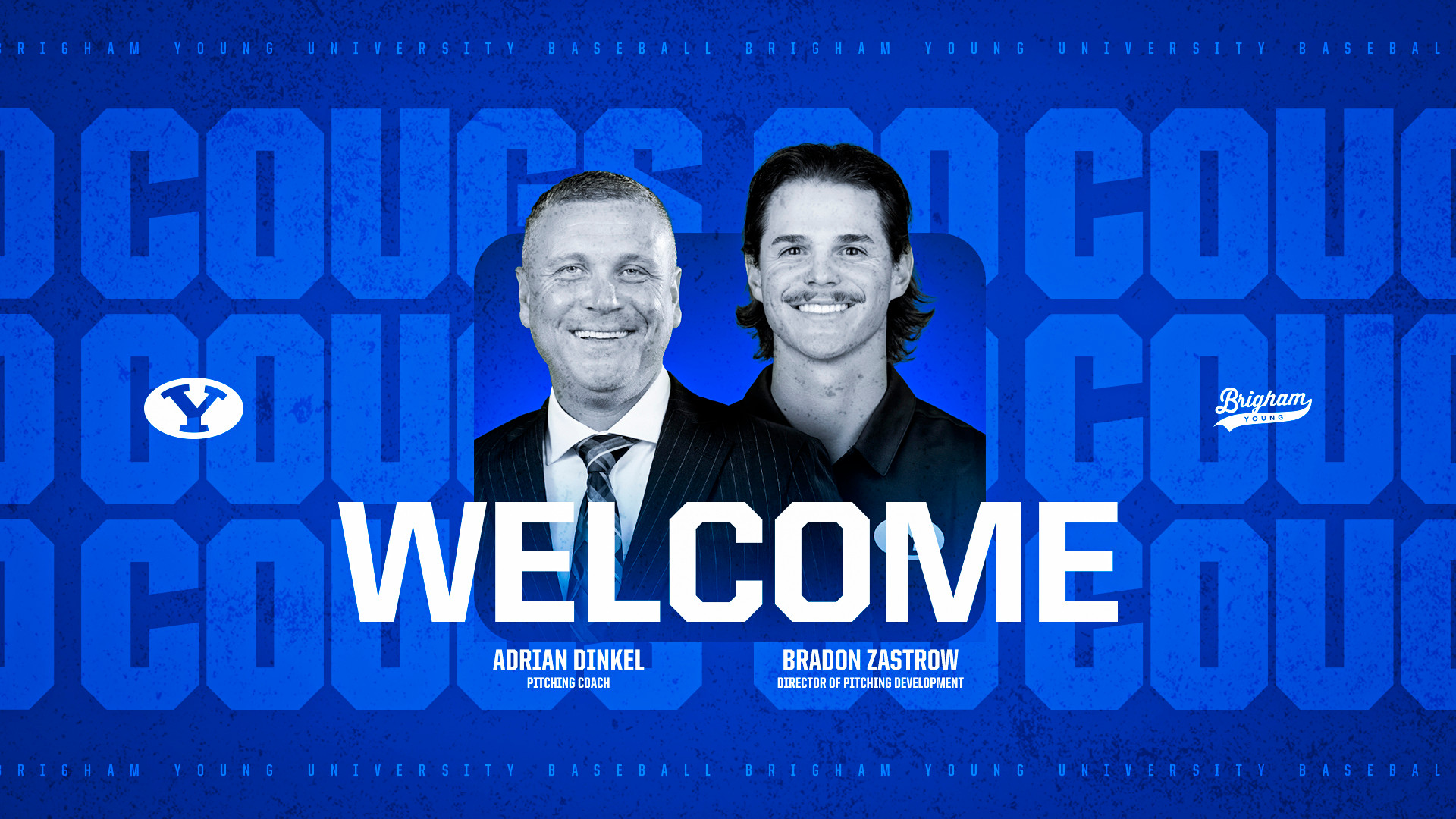 BYUBaseball's tweet card. Pratt adds Dinkel, Zastrow to baseball coaching staff