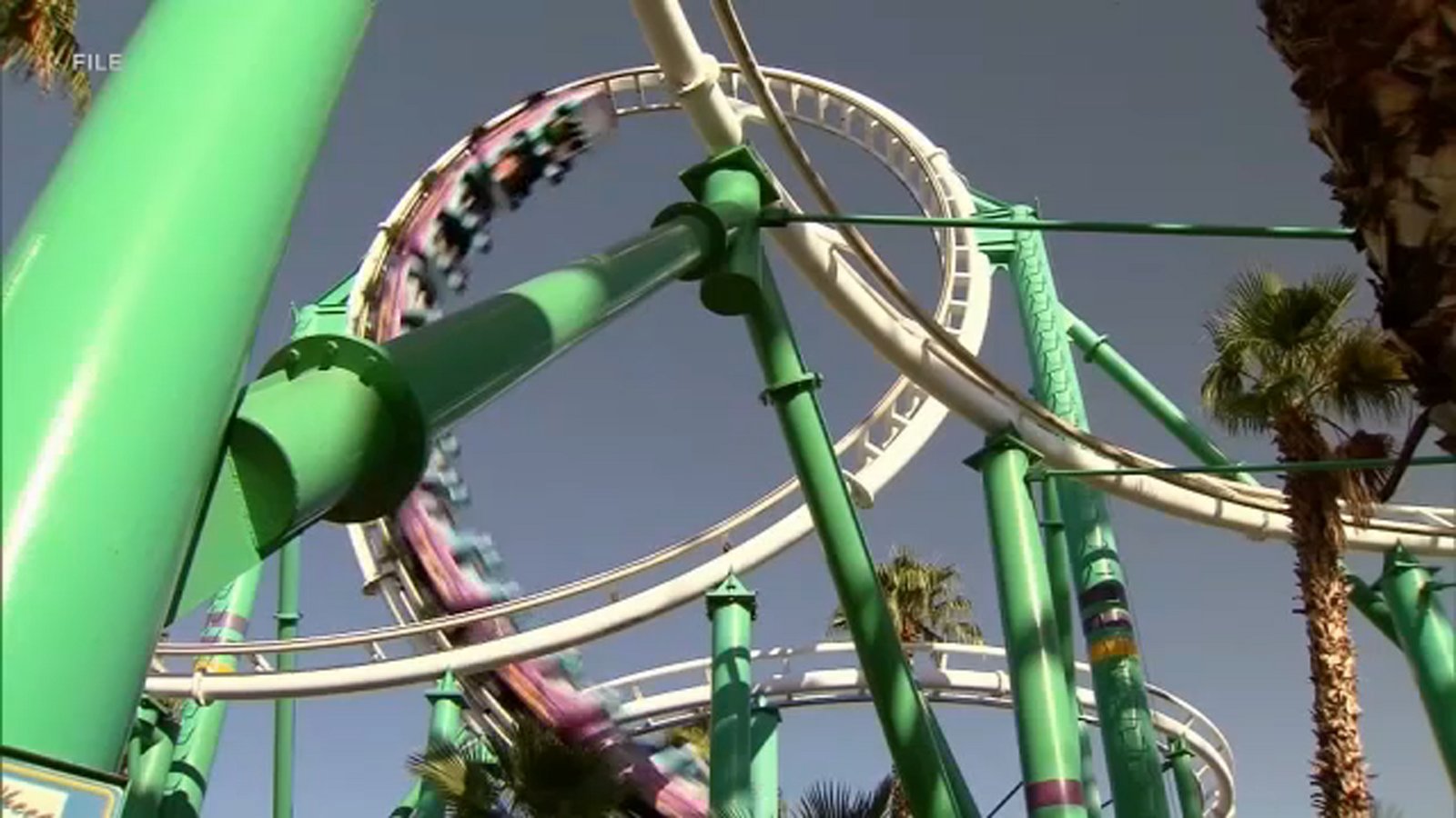 ABC7's tweet card. Theme parks in California are planning to reopen as early as next month, but thrill seekers may be forced to control their excitement while riding roller coasters.