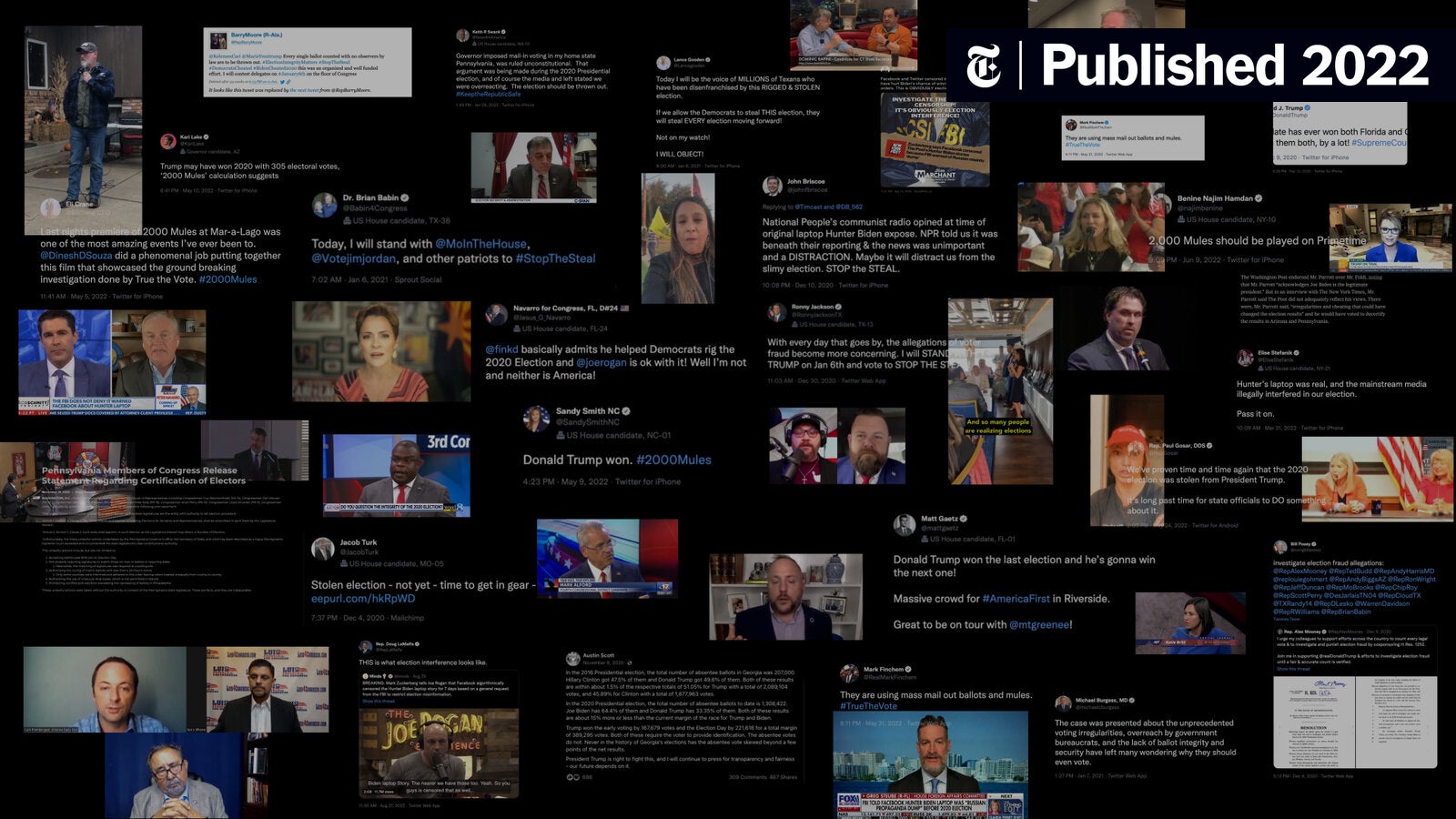 CREWcrew's tweet card. A vast majority of Republicans running for the highest state and federal offices have questioned, and at times, outright denied the 2020 results, despite evidence to the contrary, The Times found.