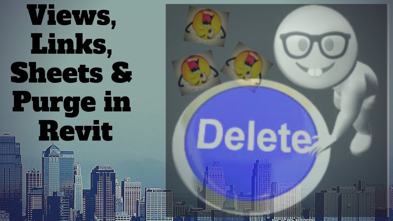 TechBim's tweet card. Easy Way to Delete views, Links, Sheets & Purge