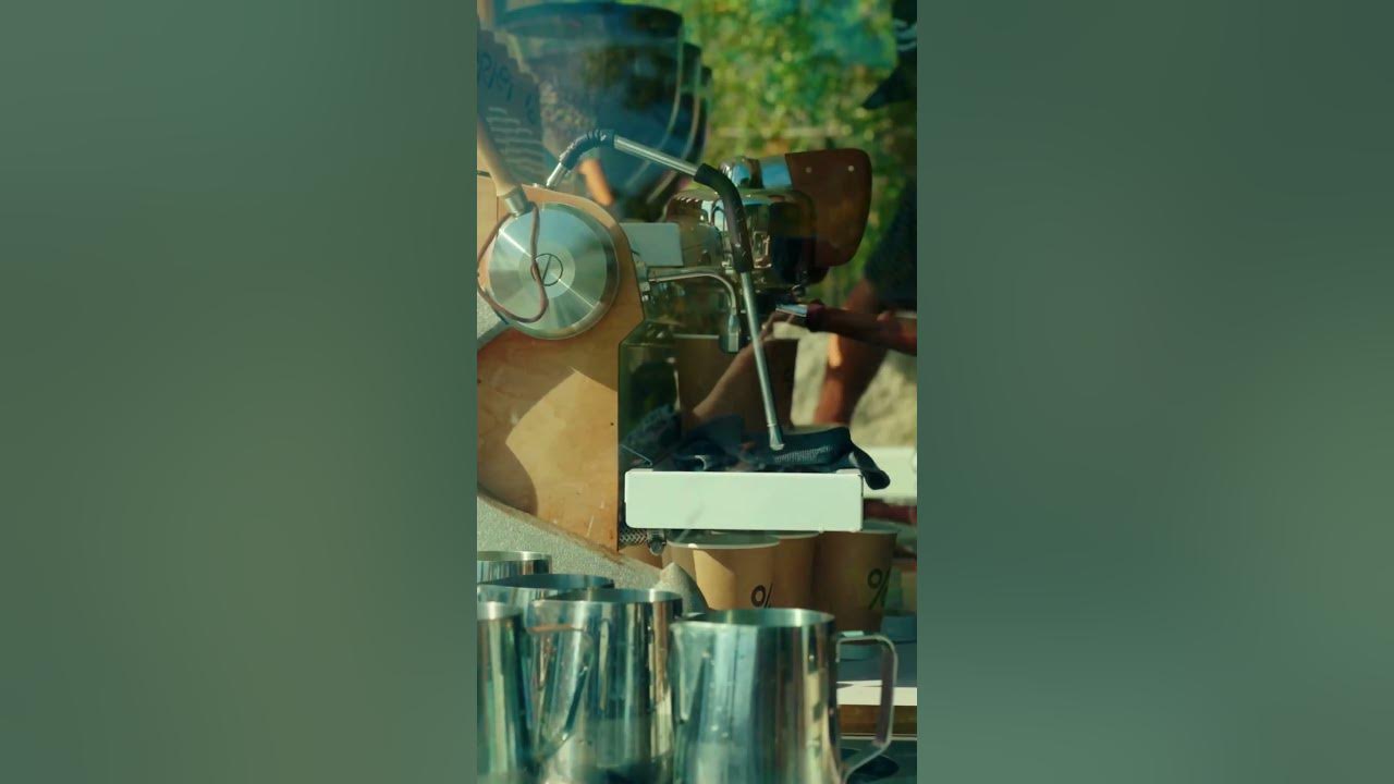 ninhpn's tweet card. 1️⃣ Cozy Café Vibes ☕✨ | Coffee Making + Piano Jazz Ambience #shorts