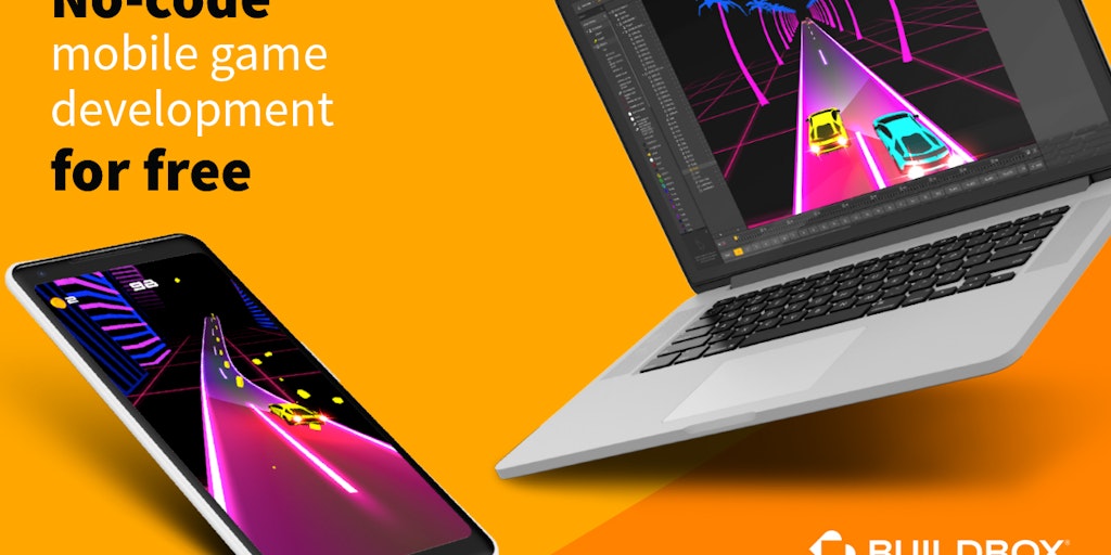 AppDeveloperHue's tweet card. Buildbox is a new video game maker that is extremely easy to use. Using this video game software, anyone to design amazing games for mobile, console and PC.