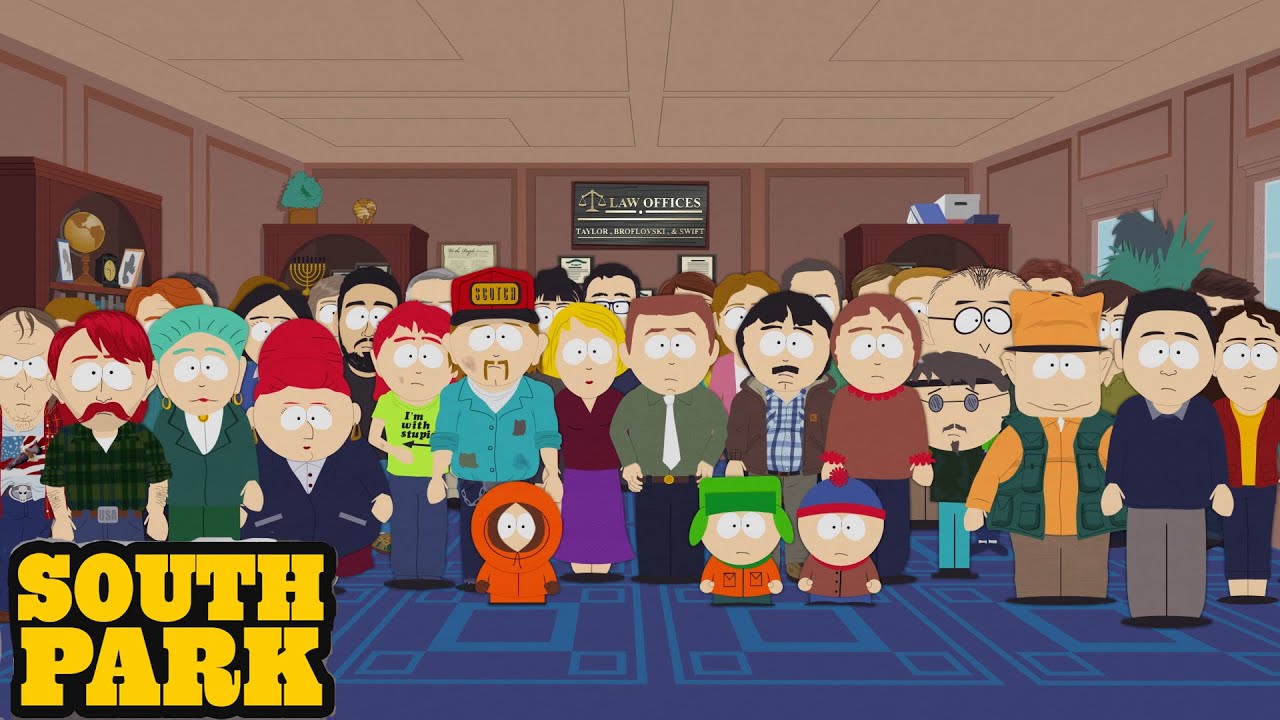 convoyJoe's tweet card. The PSA contains synthetic media | South Park