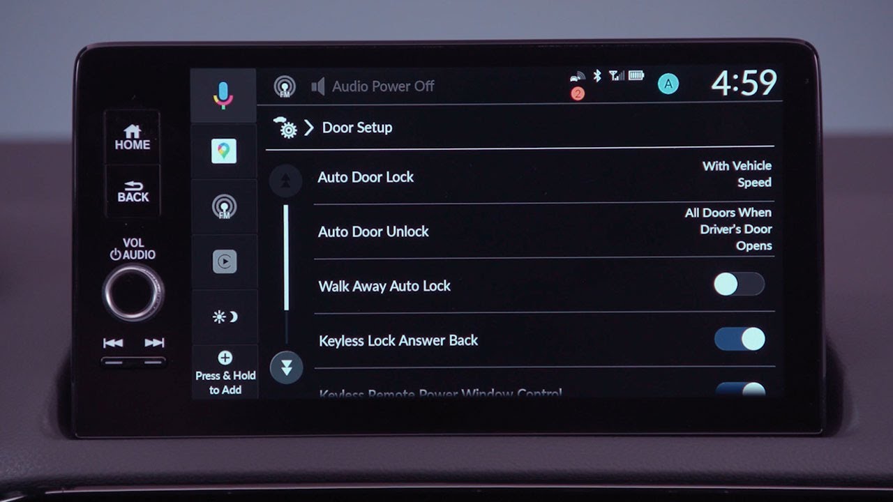GallatinHonda's tweet card. 2025 Honda Civic | Auto-Door Locking/Unlocking