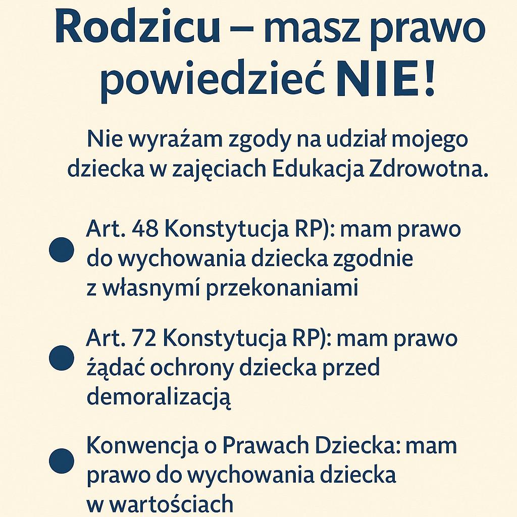 SPiCDPL's tweet card. 📅 Wpis z dnia: 03.09.2025 - 10:00 „Edukacja Zdrowotna” nie jest obowiązkowa – co musisz wiedzieć? 🟡 Co się wydarzyło? We wrześniu 2025 roku w polskich