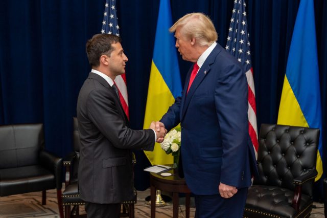 scheer_post's tweet card. “President of Ukraine Volodymyr Zelenskyy met with President of the United States Donald Trump” by President Of Ukraine is marked with Public Domain Mark 1.0. By Joshua S…
