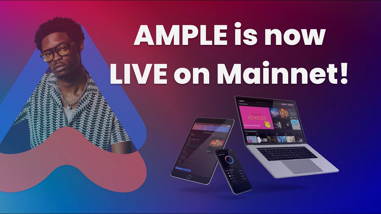 AmpleProtocol's tweet card. Ample Beta Demo - Live on Mainnet!