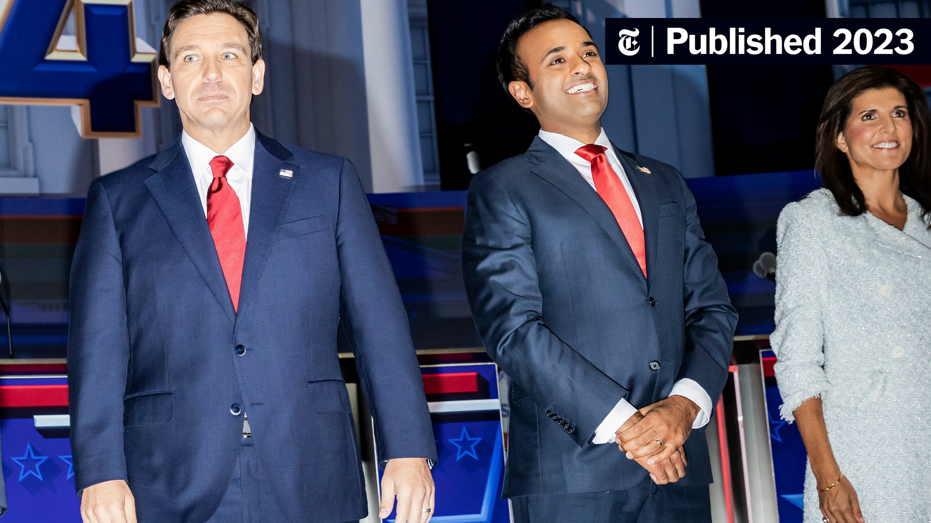 nytimes's tweet card. What it means when six Republican candidates think it would be fine to have a convicted criminal as president.