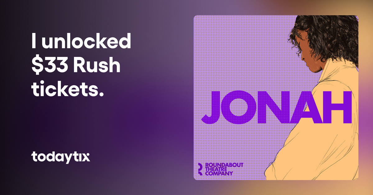RobynSKerr's tweet card. Get the best prices on tickets for Jonah on TodayTix. A seemingly ordinary coming-of-age romance takes a suspenseful turn at Roundabout.