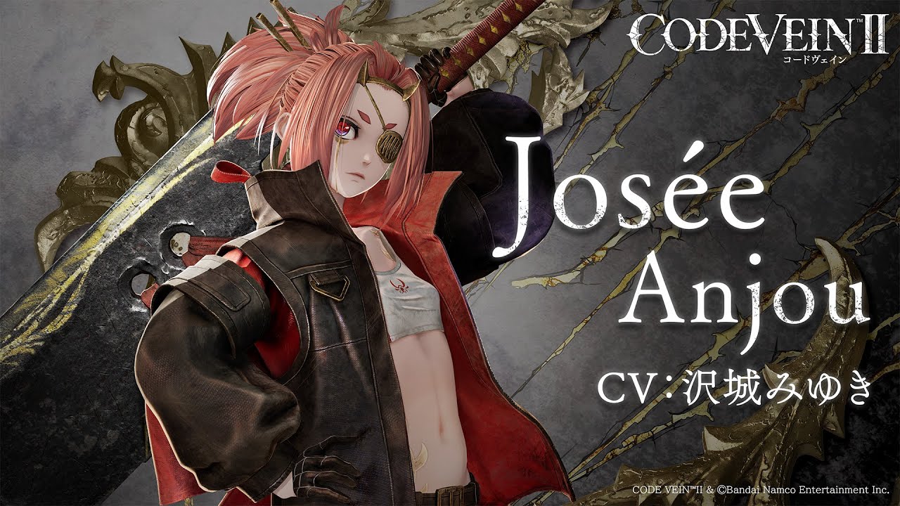 TAKANOHANA64's tweet card. 『CODE VEIN II』 ジョゼ・アンジュー（CV:沢城 みゆき）|キャラクタートレーラー