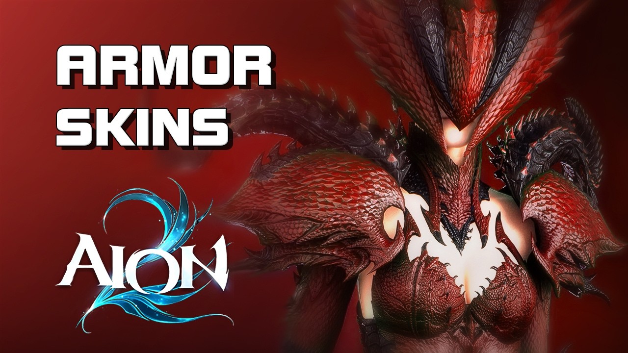 rendermaxblog's tweet card. Aion 2 - Armor Skins Showcase (PC) - Moblie/PC - F2P - TW