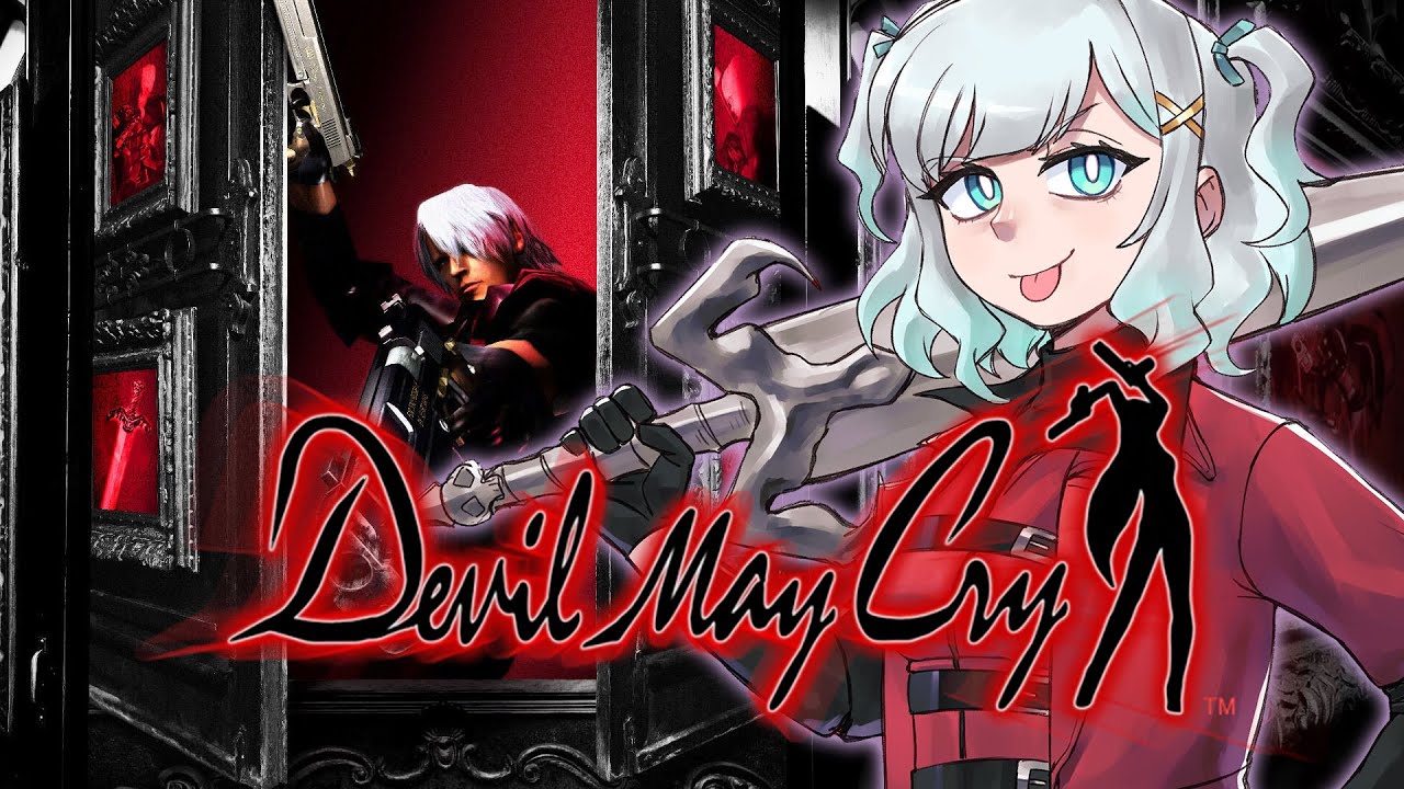 MintFantome's tweet card. 【DEVIL MAY CRY #01】first time playing!! can't wait to pull my minto...