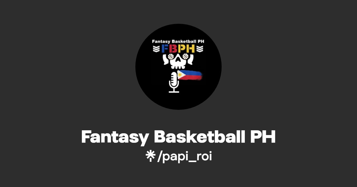 NBAFantasyPapi's tweet card. Your Filipino Brand of Fantasy Basketball