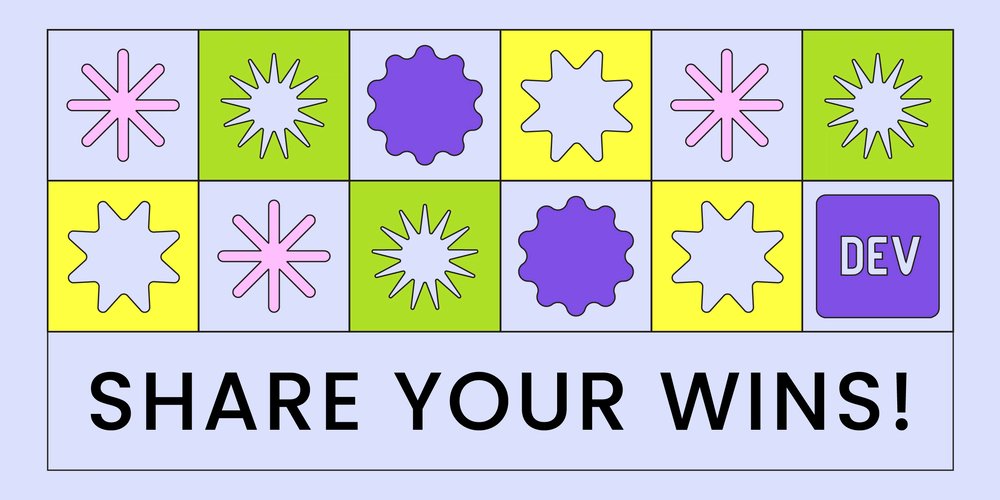 ThePracticalDev's tweet card. 👋👋👋👋 Looking back on your week -- what was something you're proud of? All wins count -- big or...