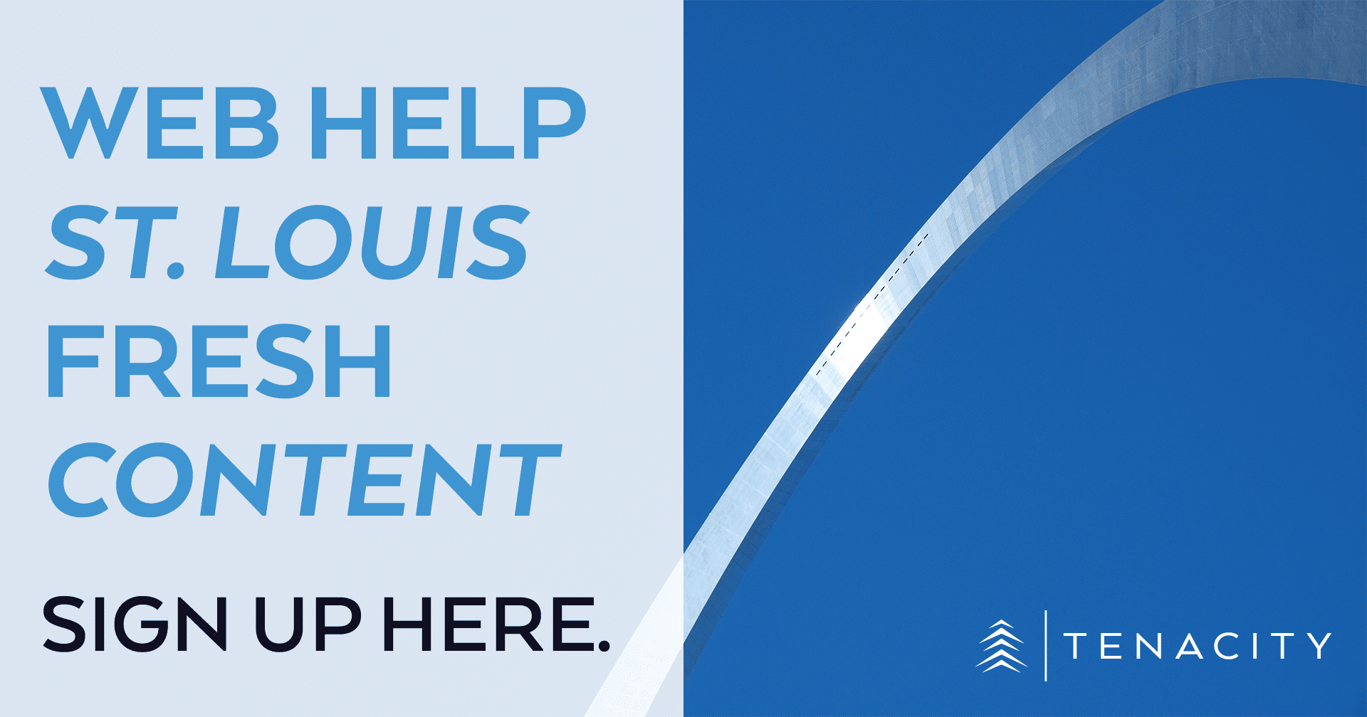 tenacityio's tweet card. In the market for a low-key newsletter that has good content and all the latest events in the St. Louis startup scene? Well, we've got it!