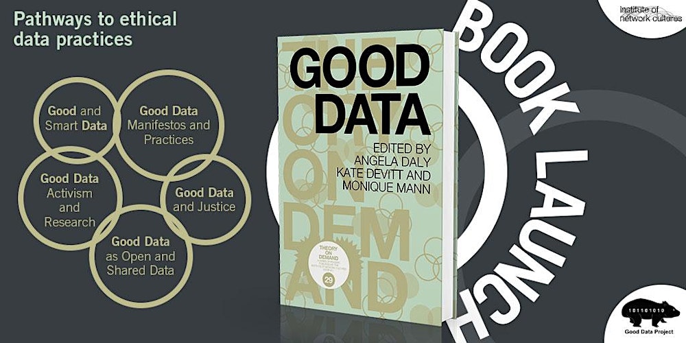 Good__Data's tweet card. Join us for the London launch of the open access Good Data book (Amsterdam: Institute of Network Cultures, 2019) with editors and authors associated with the book, hosted at the Department for...