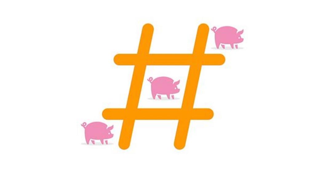 TKSComputing's tweet card. Some call it the pig pen, others the octothorpe. Curious facts about the humble hashtag.