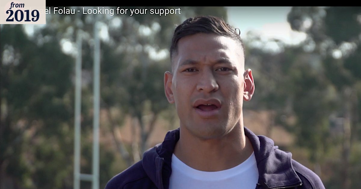 theage's tweet card. The crowdfunding site has closed the sacked rugby star's account, which he launched last Friday, saying it breached its terms and conditions.