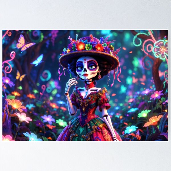 FLSQLGeek's tweet card. Buy "La Catrina - Land of the Remembered" by YumiLife as a Poster