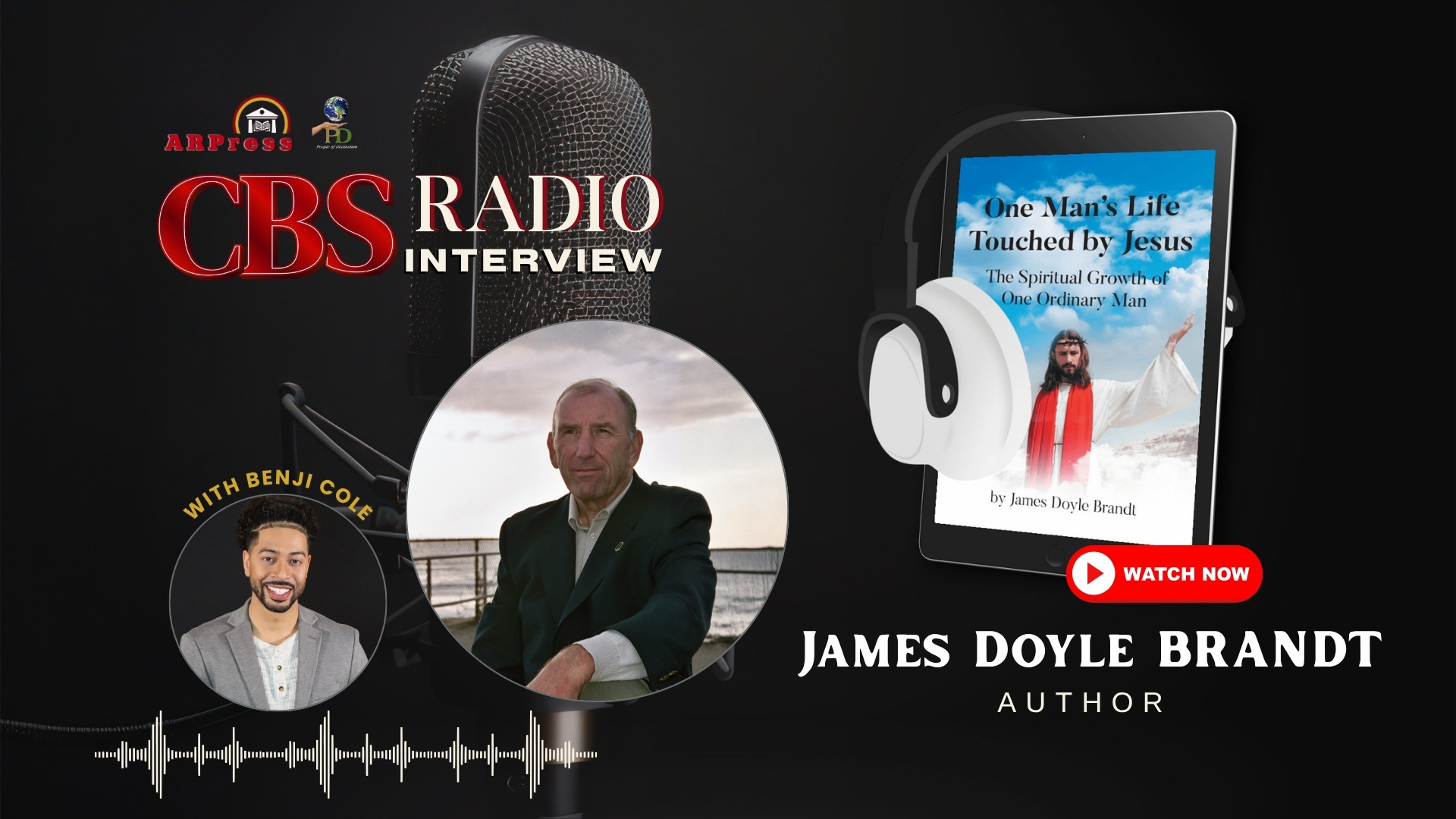 ARPressLLC's tweet card. James Doyle Brandt, author of “One Man’s Life Touched by Jesus: The Spiritual Growth of One Ordinary Man,” was recently interviewed by CBS Radio host Benji Cole on the nationally recognized program...