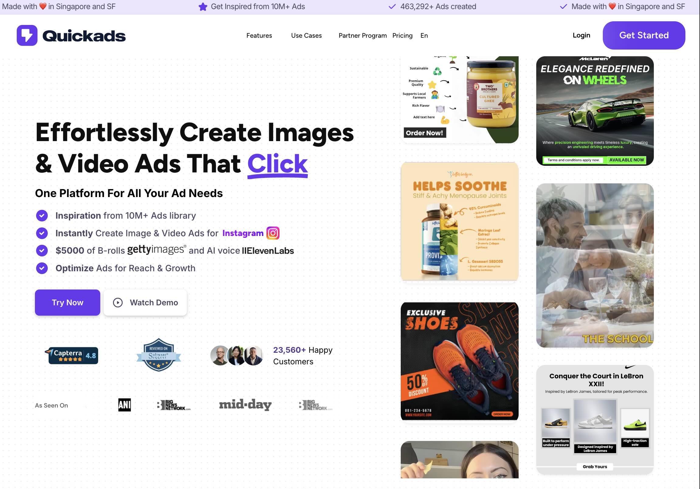 strategy_parody's tweet card. Quickads AI is the fastest AI ad generator. Create image & video ads in seconds. The only ad maker built for higher ROAS and better conversions.