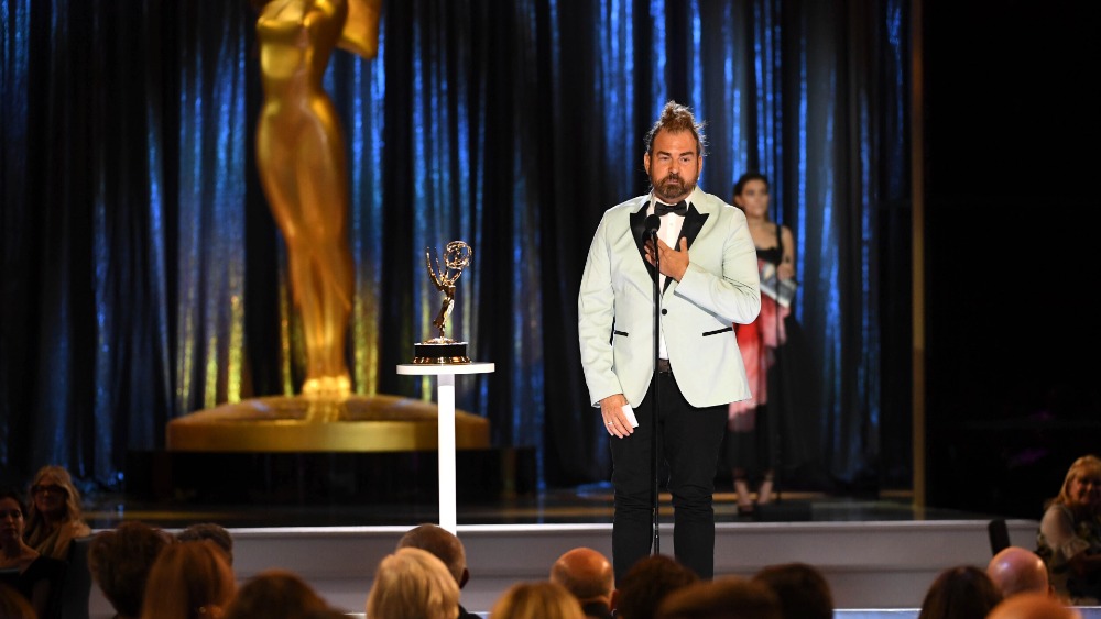 Variety's tweet card. The Emmy-winning 'Bridgerton' artist Marc Pilcher died of COVID despite being double vaccinated and having no underlying health conditions.