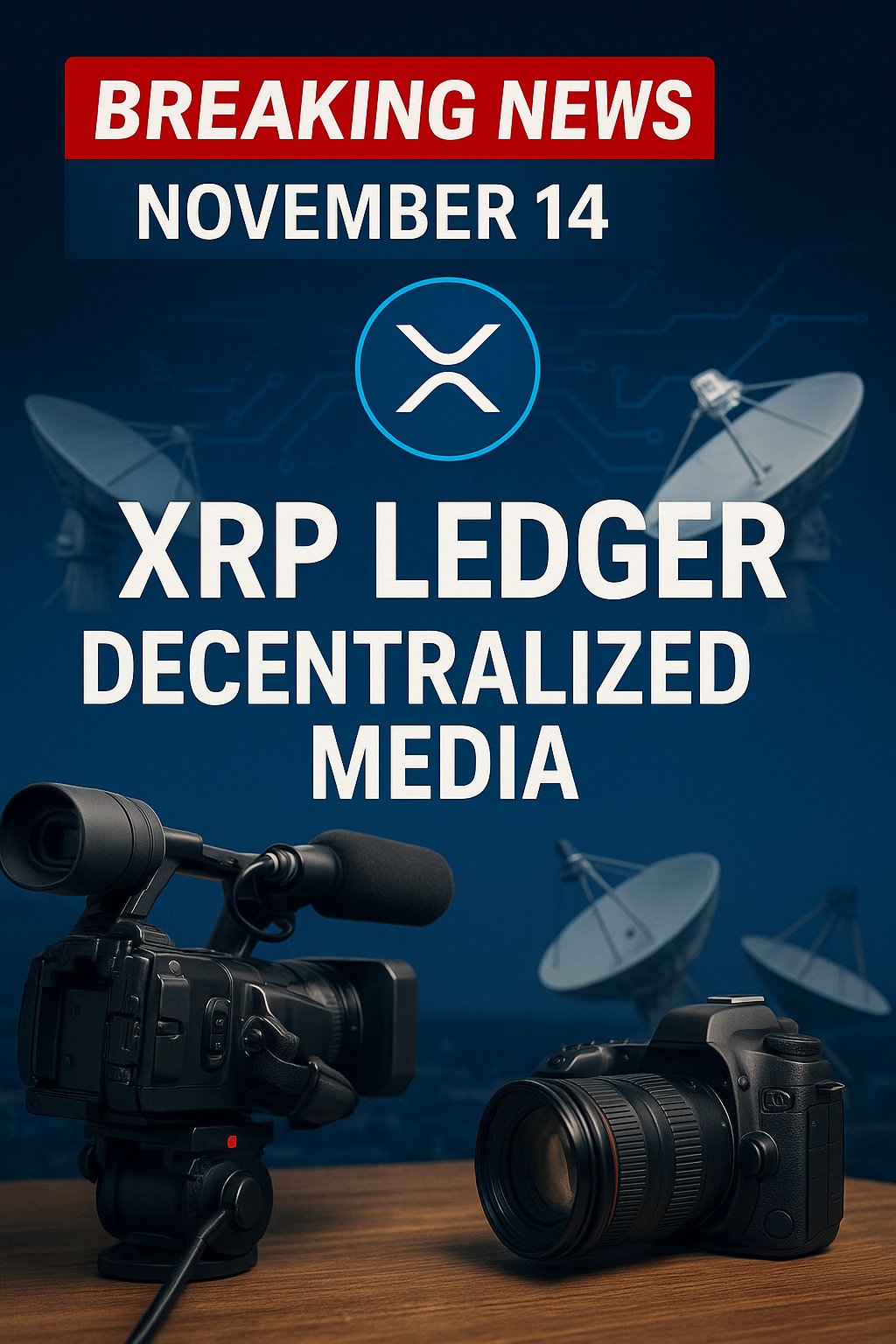 BANXRPLNEWS's tweet card. The global media and entertainment industry is valued at nearly $3 trillion, and the XRP Ledger is now positioned to host a meaningful share of that activity through BXE Token, the decentralized...
