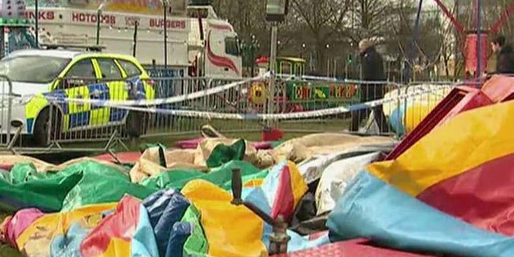 TheBiznestLadee's tweet card. Two people were arrested on suspicion of manslaughter after a 7-year-old girl in Britain died Saturday when the bouncy castle she was playing in was swept away by a strong gust of wind, Sky News...