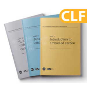 constructionlca's tweet card. The American Institute for Architects and the Carbon Leadership Forum have created an Embodied Carbon Toolkit for architects to use!