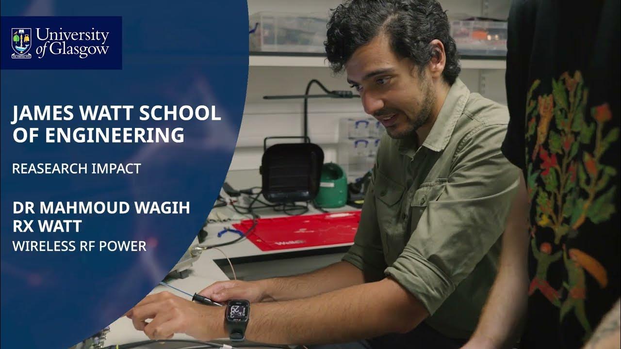 UofGEngineering's tweet card. Mahmoud Wagih - RX Watt: Wireless-Powered Sensing