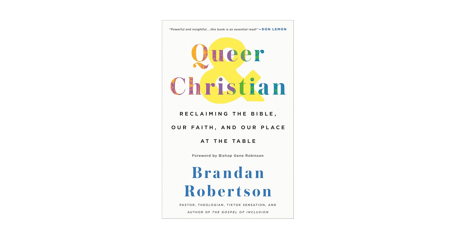 JesusInLoveBlog's tweet card. Queer & Christian: Reclaiming the Bible, Our Faith, and Our Place at the Table