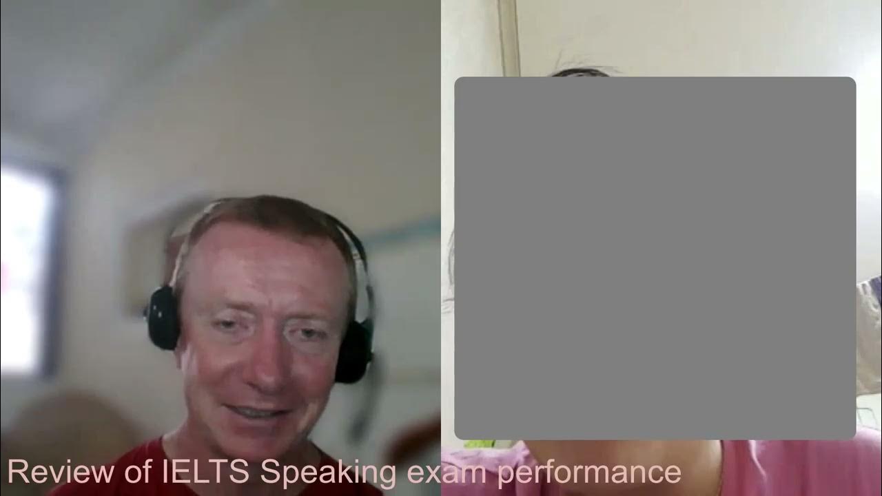 AngusIelts's tweet card. 7) Student 'J2' reviews IELTS Speaking exam performance