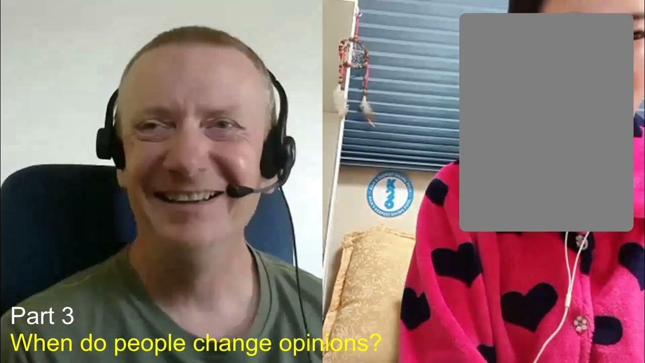 AngusIelts's tweet card. 4) Student 'Y' practicing IELTS Speaking Part 1