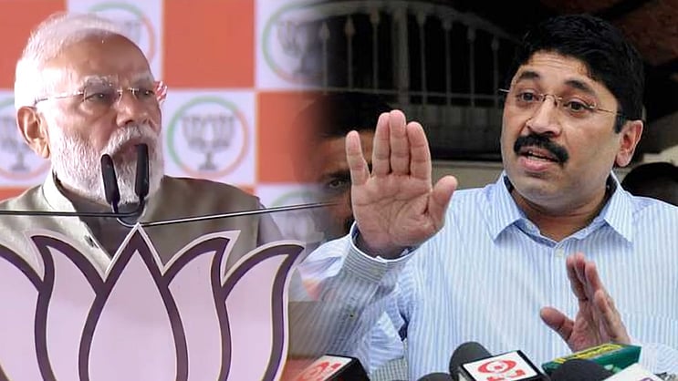 Kalaignarnews's tweet card. “All these are credentials given by the people of Bihar to Tamil Nadu” - Dayanidhi Maran MP retorts, listing them