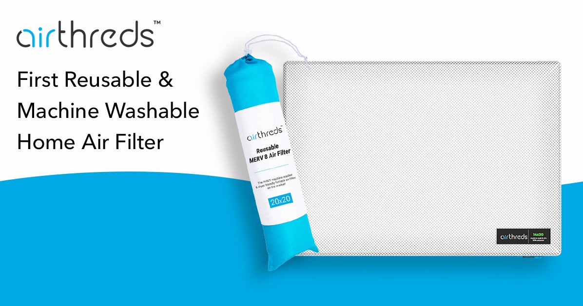 TransFormdPhoto's tweet card. Reusable & Machine Washable Home Air Filter. Filters odors, allergens, pet dander, mold, dust & more