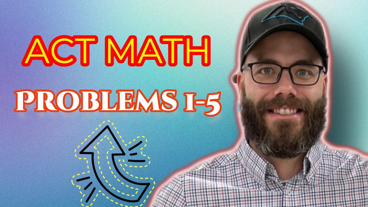 ItsMathemagical's tweet card. MATH ACT Prep, Tips, Solutions, Strategies (1-5)
