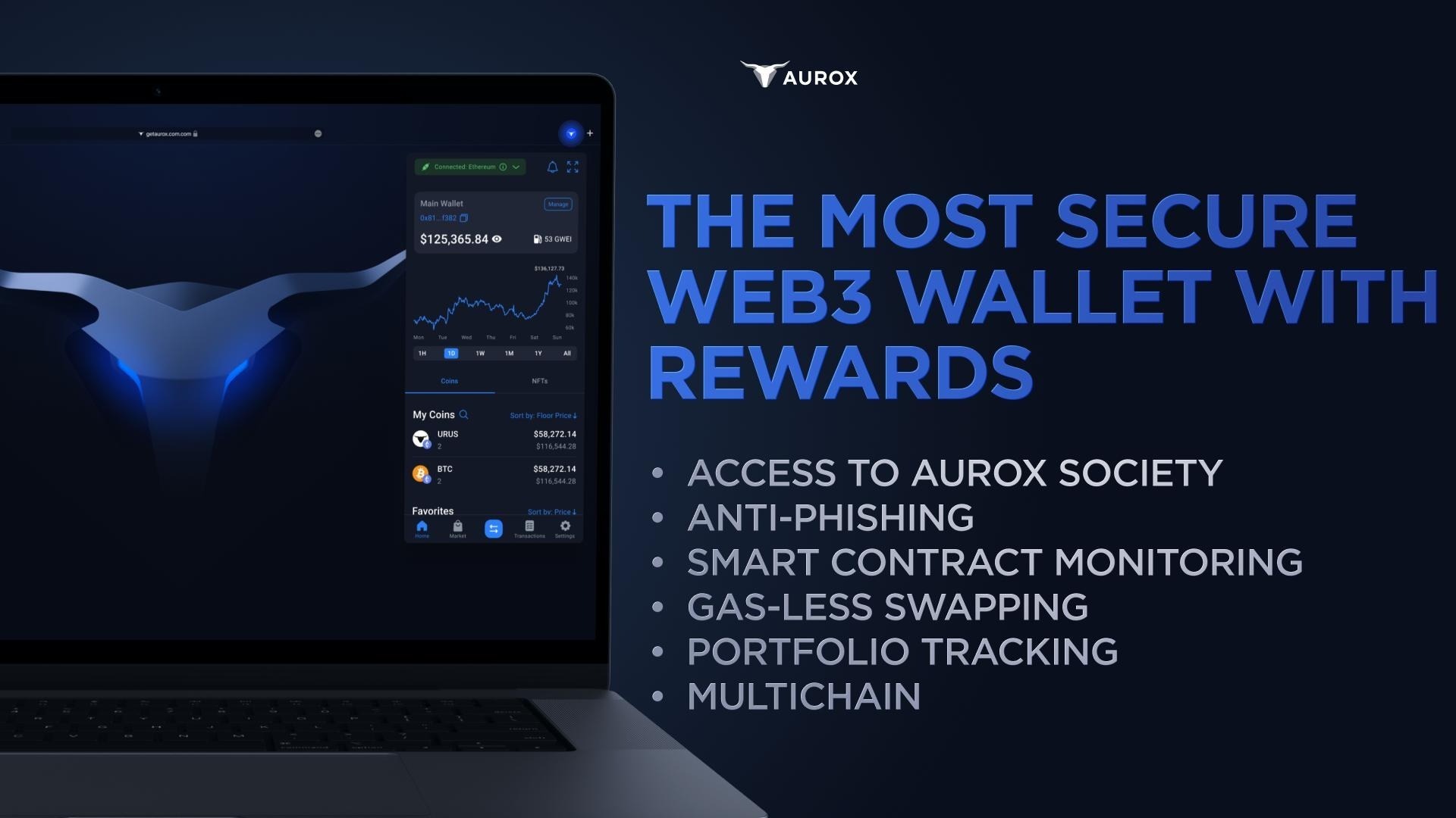 Se7enExV's tweet card. The first exclusive web3 wallet with a built in reward system and top of the line security to protect your funds against hackers