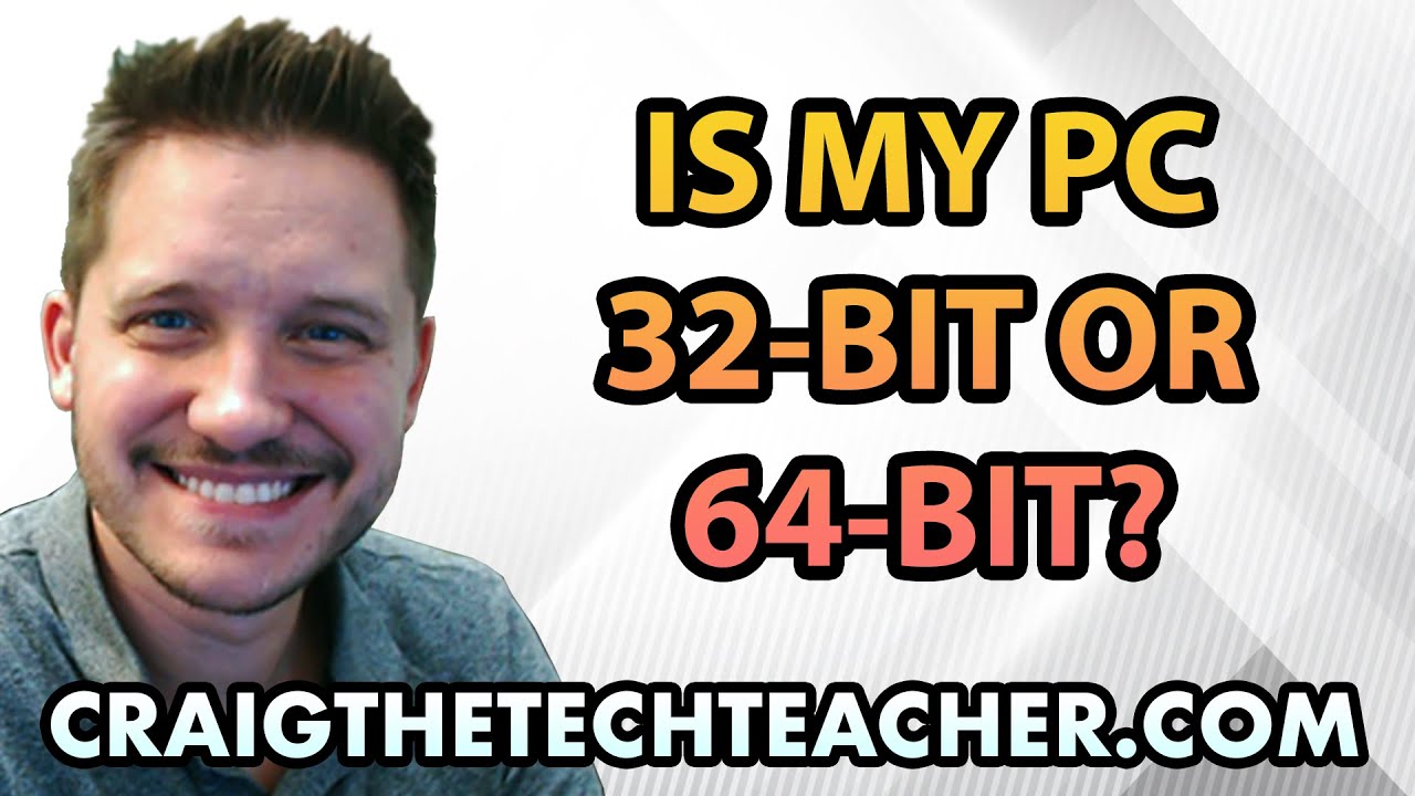 PCMTechHelp's tweet card. Is My Computer 32 or 64 Bit?