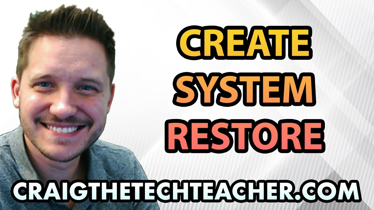 PCMTechHelp's tweet card. How To Create And Restore System Restore Point On Windows XP