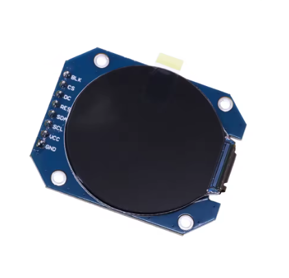 electronicwork7's tweet card. 円形の1.28インチシリアルSPIカラーディスプレイモジュールです。 仕様 ・解像度:240 ×240 (フルカラー) ・電源電圧:2.8V-3.3V ・ドライバーチップ:GC9A01 ・動作温度:-20~70℃ ・ピン:2.54mm 8Pin ・インターフェースタイプ:4ピンSPI ・LCM輝度:400CD/M2(TYP) ・パネルサイズ:35.6×38.1×1.5mm ・サイズ:約44m...