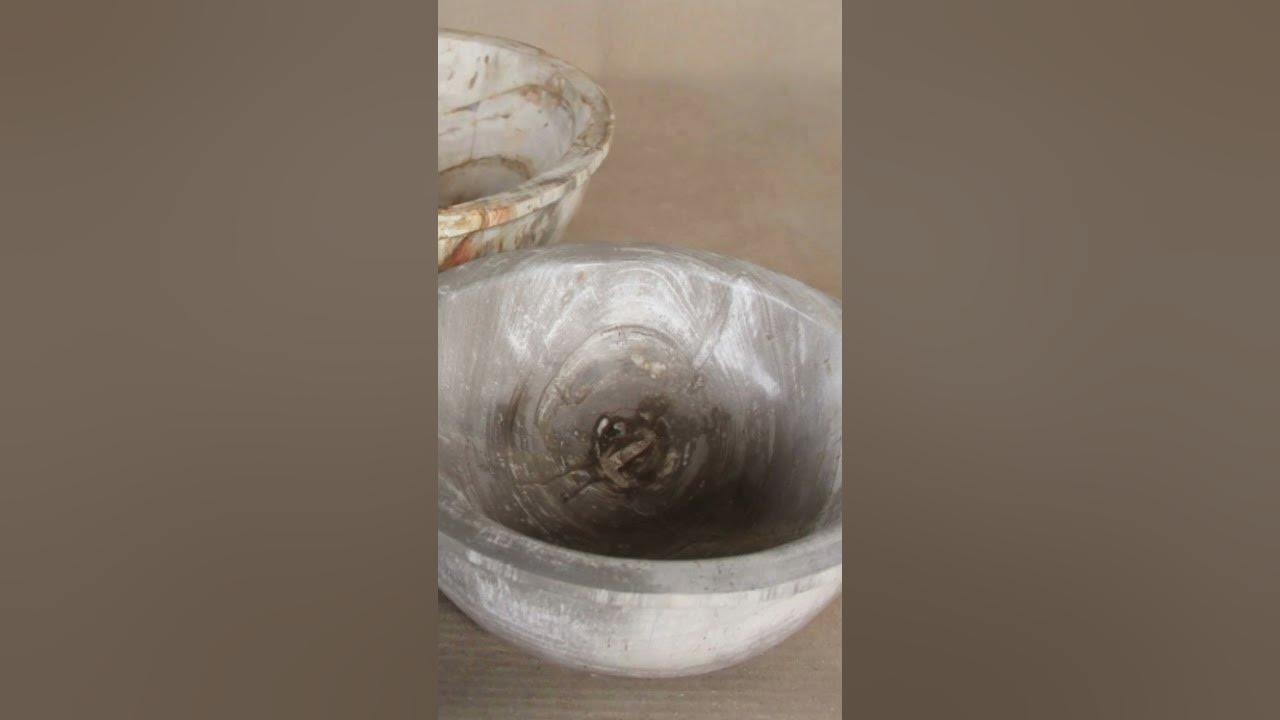 indogemstone's tweet card. Authentic Fossil Wood Bowls from Indonesia #petrifiedwood #tabletop...