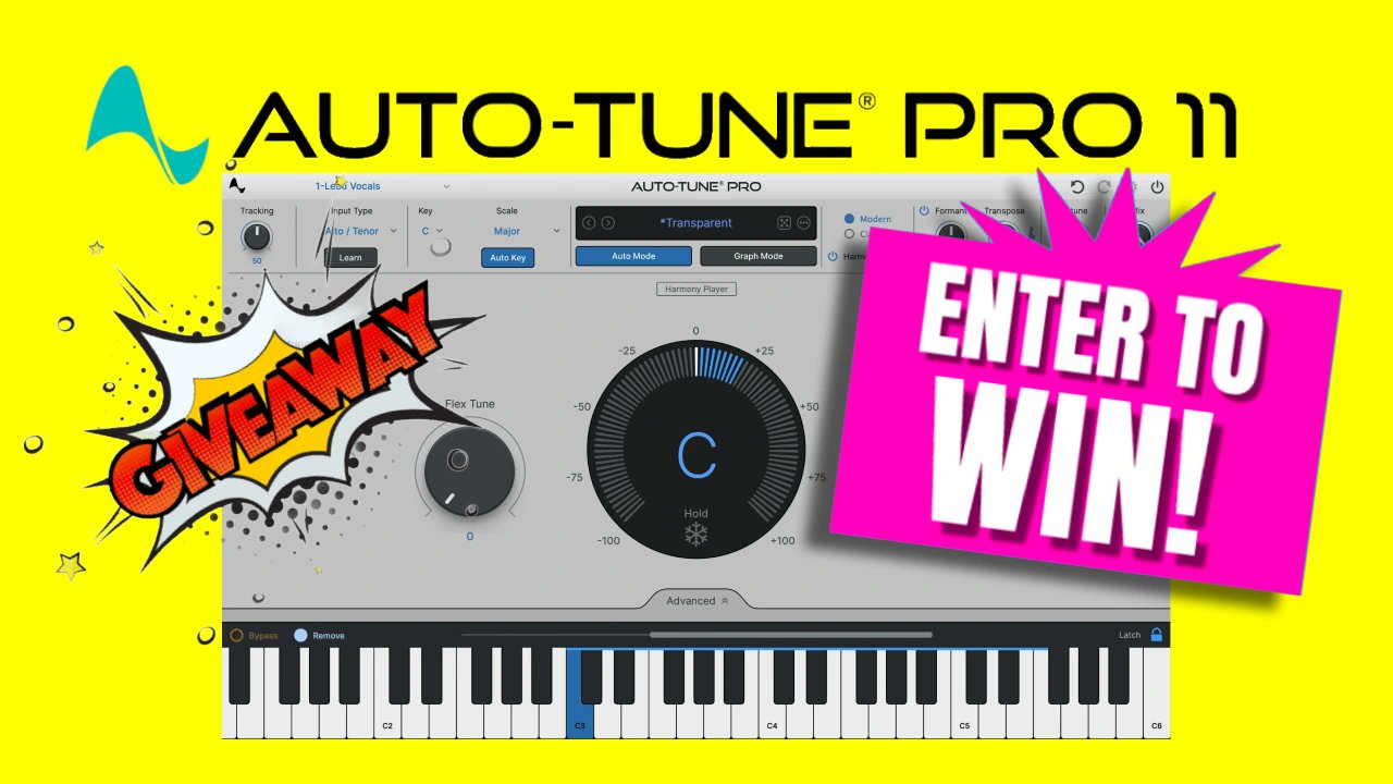 audionewsroom's tweet card. It's giveaway time and you can win Auto-Tune Pro 11! We're excited to partner with Antares to give 3 winners a copy of the new Auto-Tune Pro!